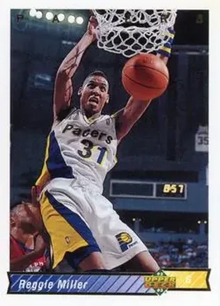 1992-93 Upper Deck #123 - Reggie Miller - Indiana Pacers