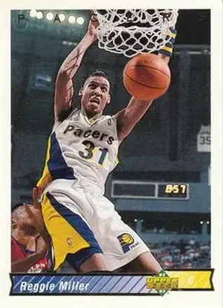 1992-93 Upper Deck #123 - Reggie Miller - Indiana Pacers
