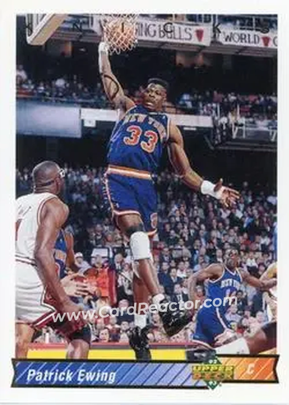 1992-93 Upper Deck #130 - Patrick Ewing - New York Knicks - Front
