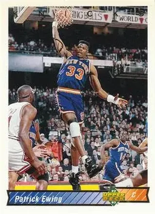 1992-93 Upper Deck #130 - Patrick Ewing - New York Knicks
