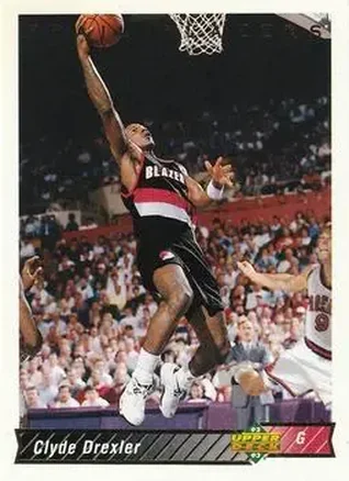 1992-93 Upper Deck #132 - Clyde Drexler - Portland Trail Blazers