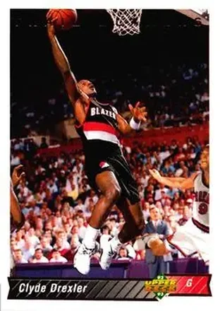 1992-93 Upper Deck #132 - Clyde Drexler - Portland Trail Blazers