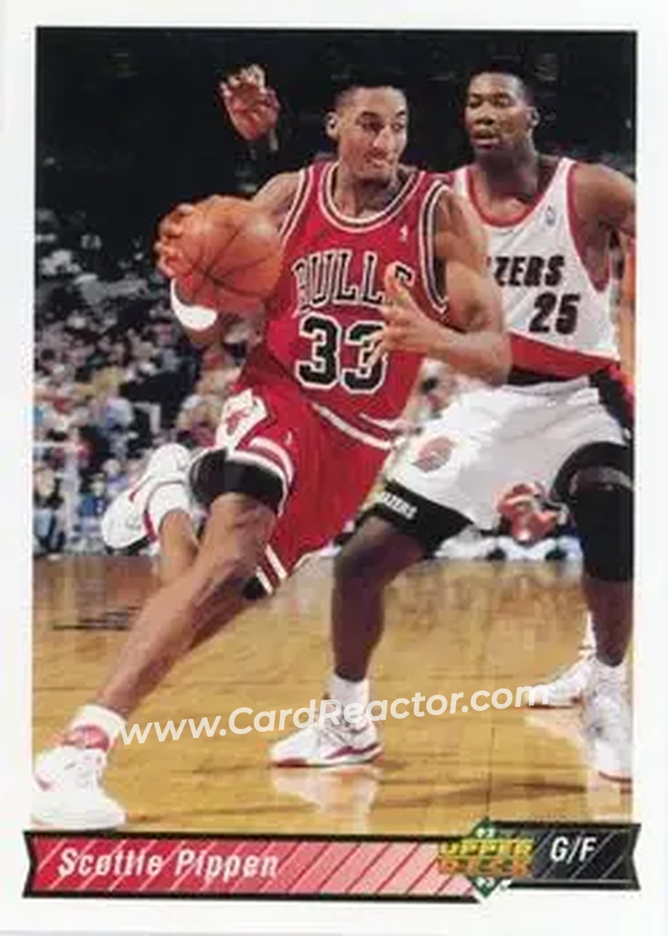 1992-93 Upper Deck #133 - Scottie Pippen - Chicago Bulls - Front