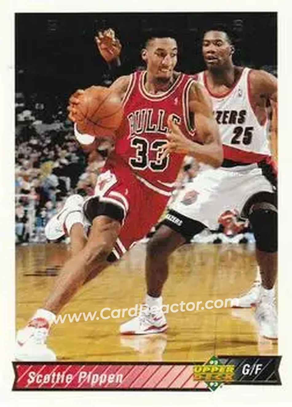 1992-93 Upper Deck #133 - Scottie Pippen - Chicago Bulls - Front