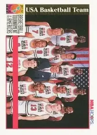 1992-93 Hoops - Single Inserts #NNO - ? ? NNO? USA Basketball Team BTAIssued in Series One foil packs USA - USA
