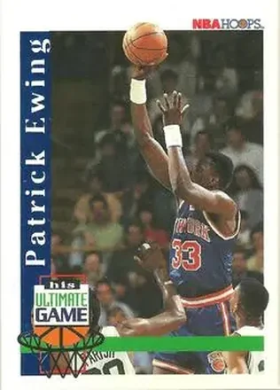 1992-93 Hoops - Single Inserts #NNO - Patrick Ewing - New York Knicks