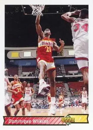1992-93 Upper Deck #148 - Dominique Wilkins - Atlanta Hawks