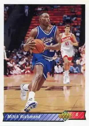 1992-93 Upper Deck #162 - Mitch Richmond - Sacramento Kings