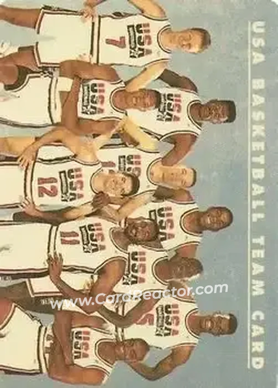 1992 SkyBox USA #NNO - Card #NNO - USA - Front 1992 SkyBox USA #NNO - Card #NNO - USA - Front