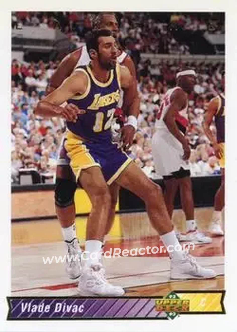 1992-93 Upper Deck #199 - Vlade Divac - Los Angeles Lakers - Front