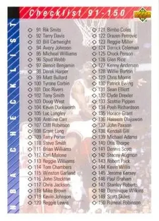 1992-93 Upper Deck #200 - Card #200