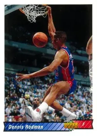 1992-93 Upper Deck #242 - Dennis Rodman - Detroit Pistons