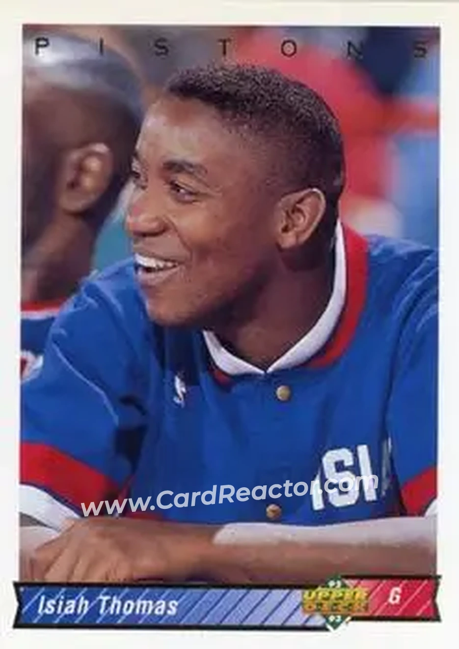 1992-93 Upper Deck #263 - Isiah Thomas - Detroit Pistons - Front