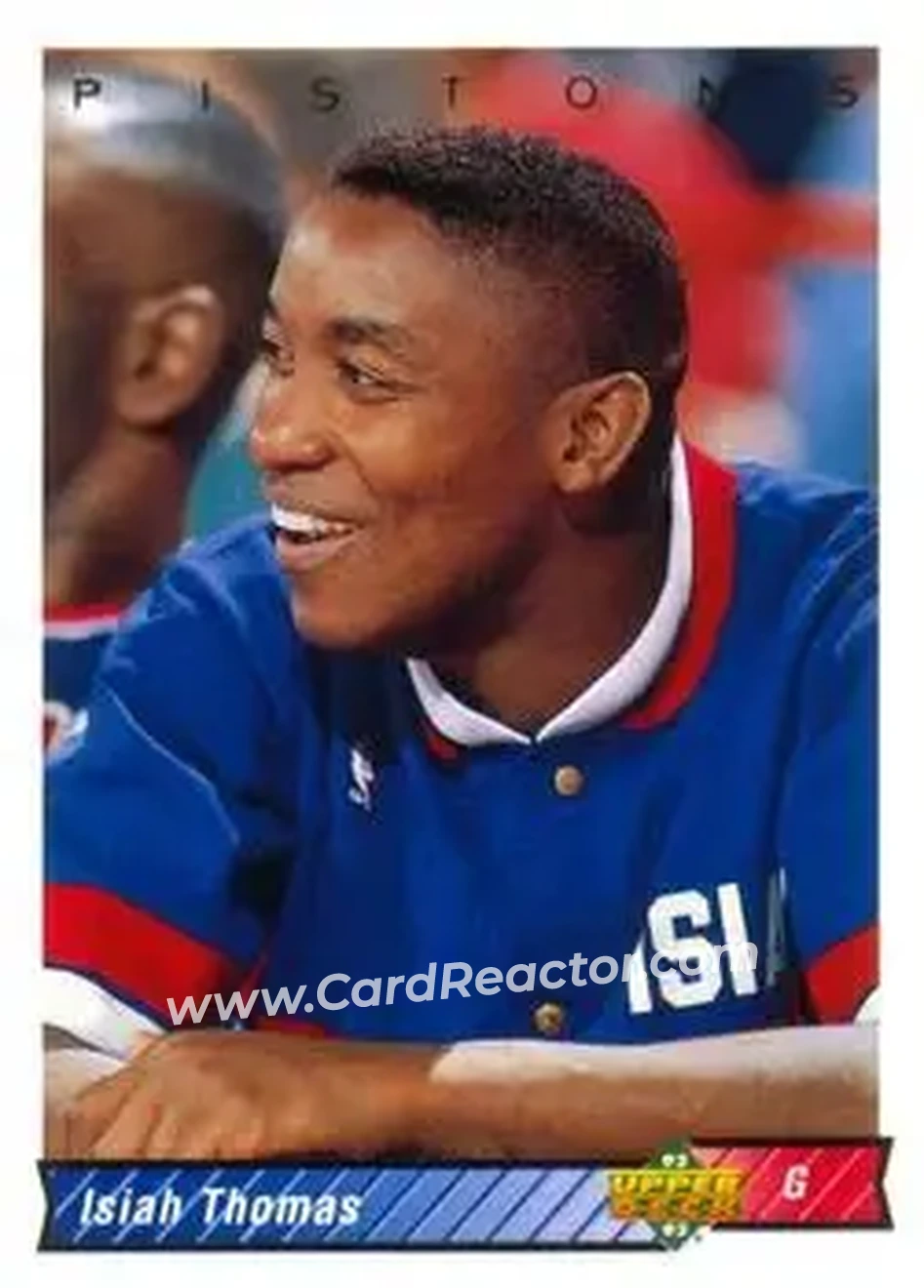 1992-93 Upper Deck #263 - Isiah Thomas - Detroit Pistons - Front