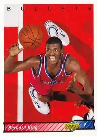1992-93 Upper Deck #286 - Bernard King - Washington Bullets
