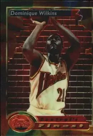 1993-94 Finest #102 - Dominique Wilkins - Atlanta Hawks