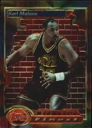 1993-94 Finest #112 - Karl Malone - Utah Jazz