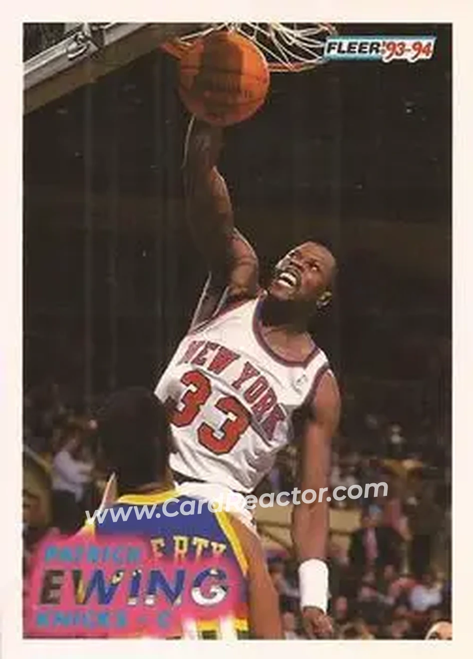1993-94 Fleer #141 - Patrick Ewing - New York Knicks - Front