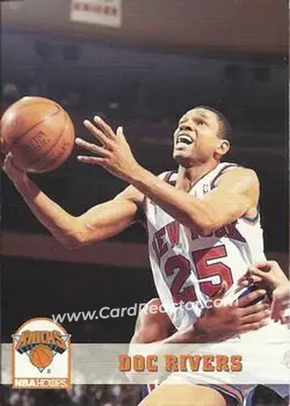 1993-94 Hoops #149 - Doc Rivers - New York Knicks - Front
