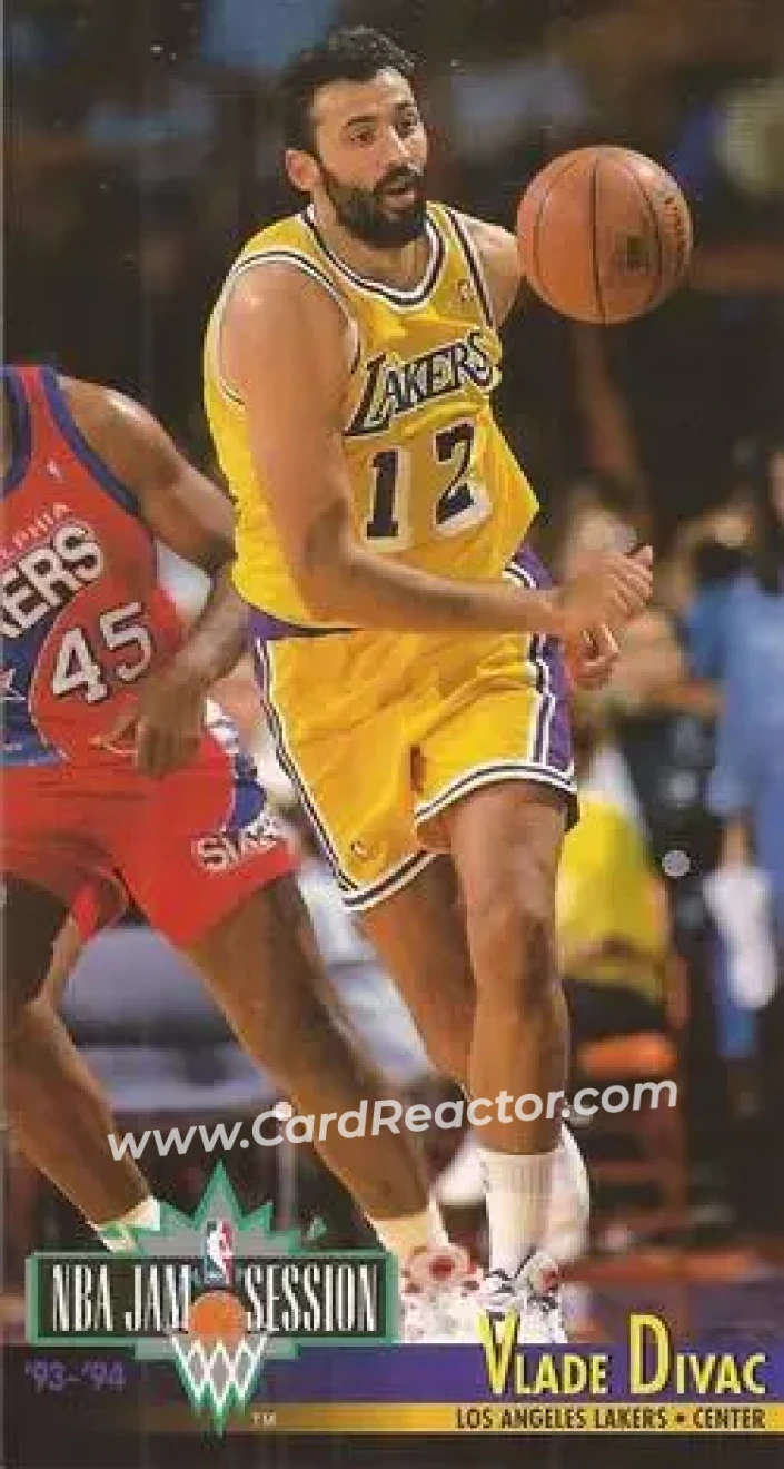 1993-94 Jam Session #105 - Vlade Divac - Los Angeles Lakers - Front