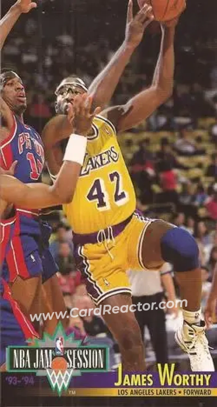 1993-94 Jam Session #110 - James Worthy - Los Angeles Lakers - Front