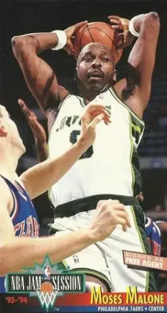 1993-94 Jam Session #170 - Moses Malone - Philadelphia 76ers