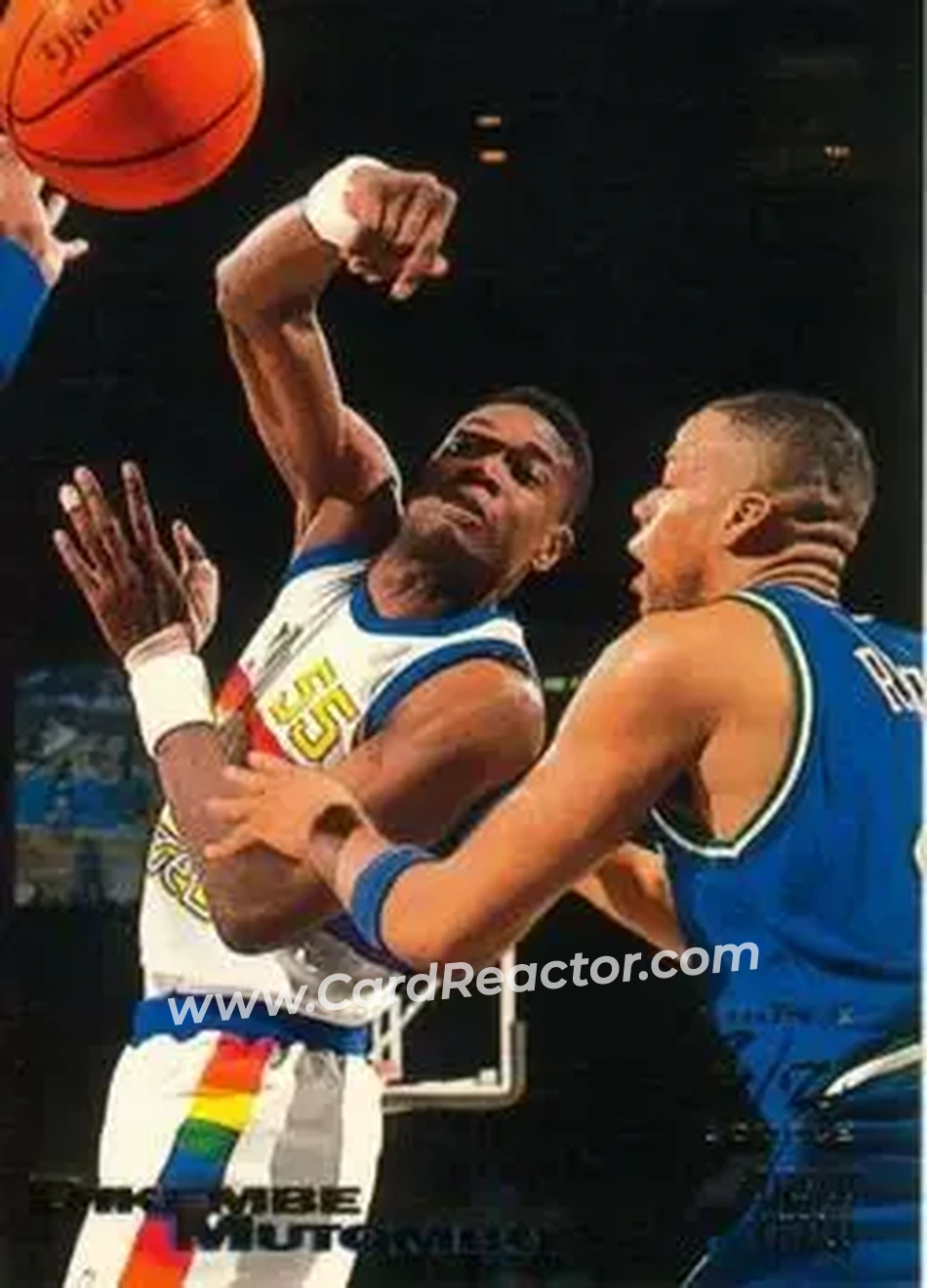 1993-94 Stadium Club #109 - Dikembe Mutombo - Denver Nuggets - Front