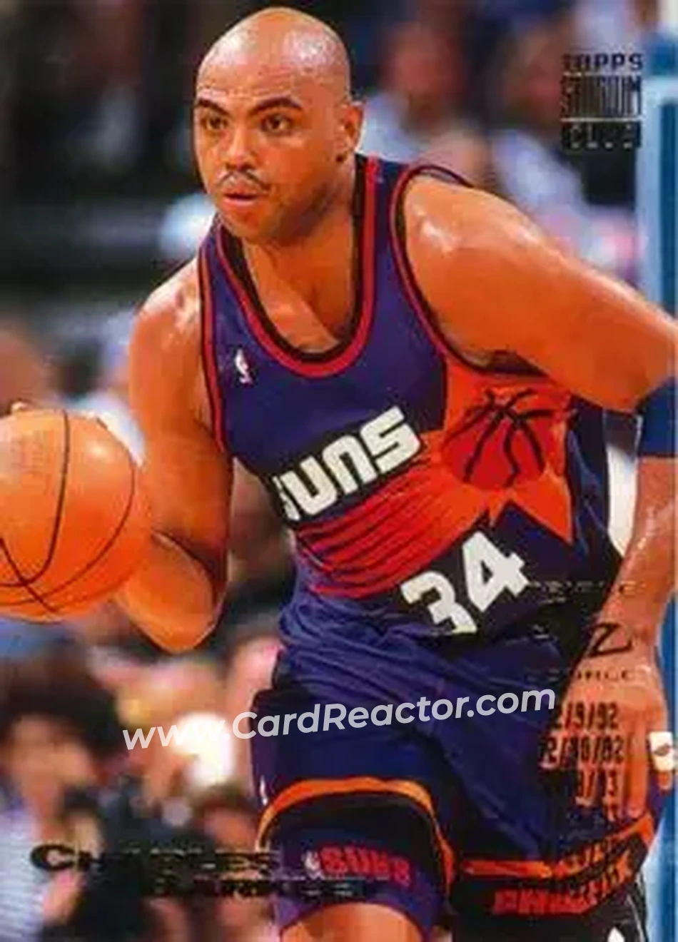 1993-94 Stadium Club #110 - Charles Barkley - Phoenix Suns - Front