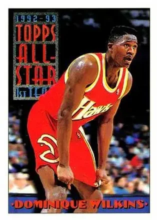 1993-94 Topps #103 - Dominique Wilkins - Atlanta Hawks