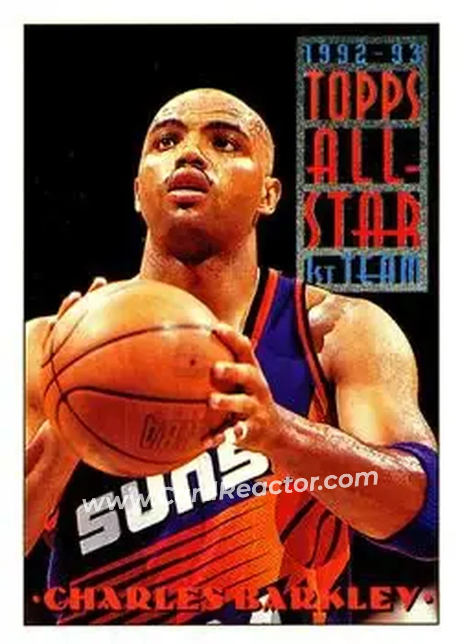 1993-94 Topps #104 - Charles Barkley - Phoenix Suns - Front