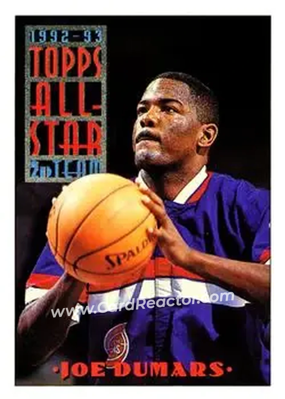 1993-94 Topps #115 - Joe Dumars - Detroit Pistons - Front