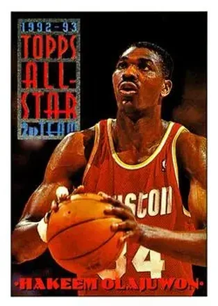 1993-94 Topps #116 - Hakeem Olajuwon - Houston Rockets