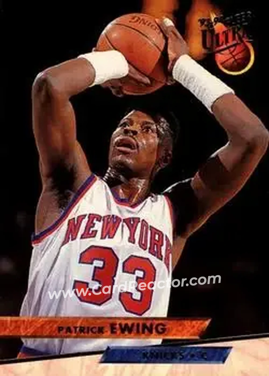 1993-94 Ultra #127 - Patrick Ewing - New York Knicks - Front