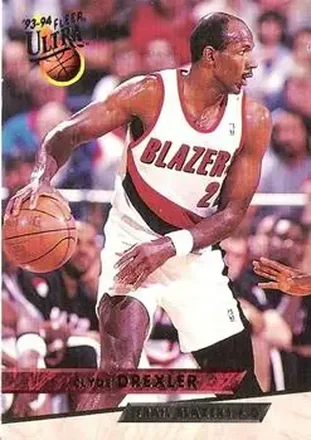 1993-94 Ultra #154 - Clyde Drexler - Portland Trail Blazers