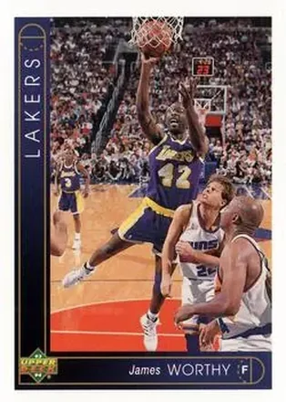 1993-94 Upper Deck #142 - James Worthy - Los Angeles Lakers