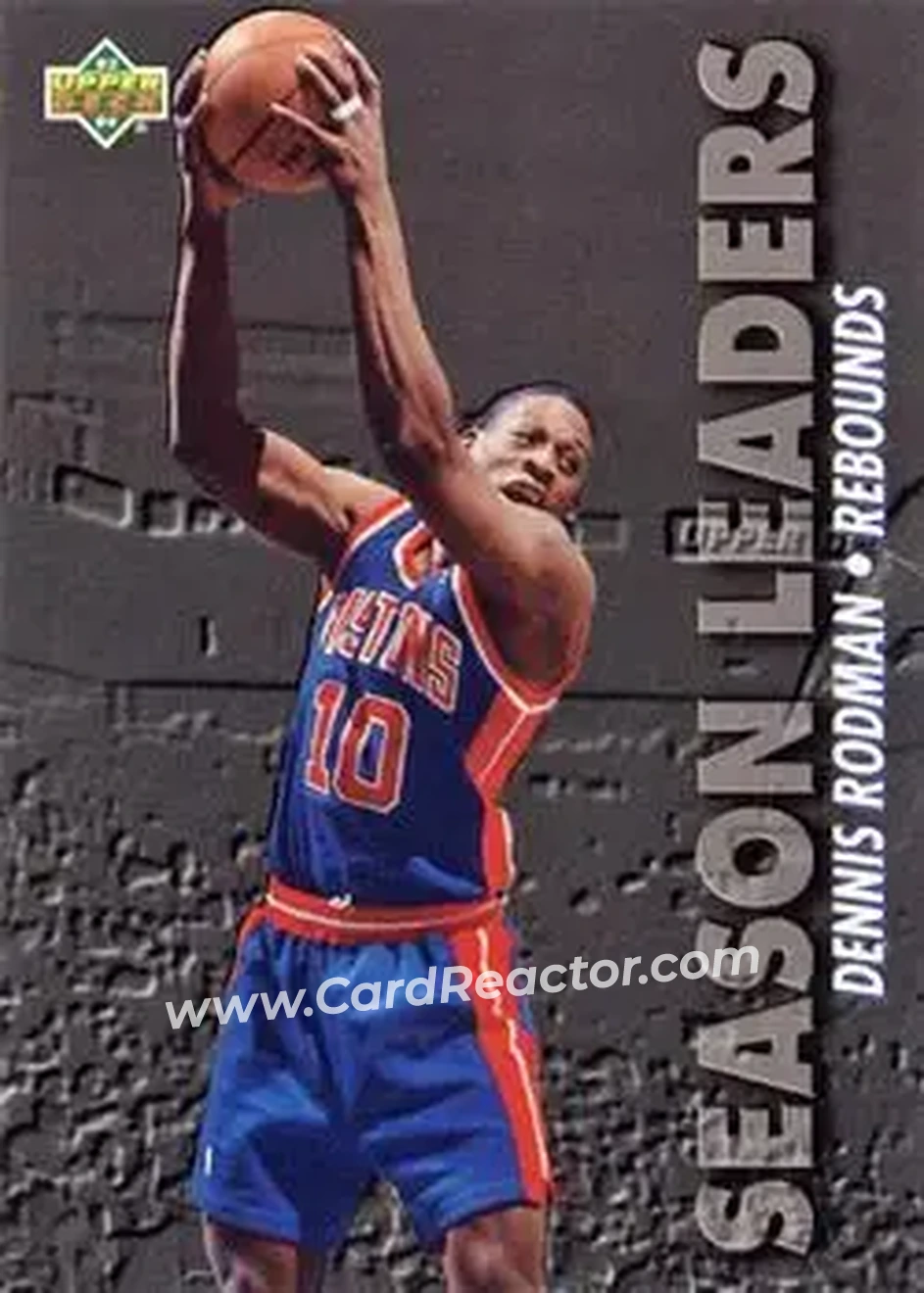1993-94 Upper Deck #167 - Dennis Rodman - Detroit Pistons - Front