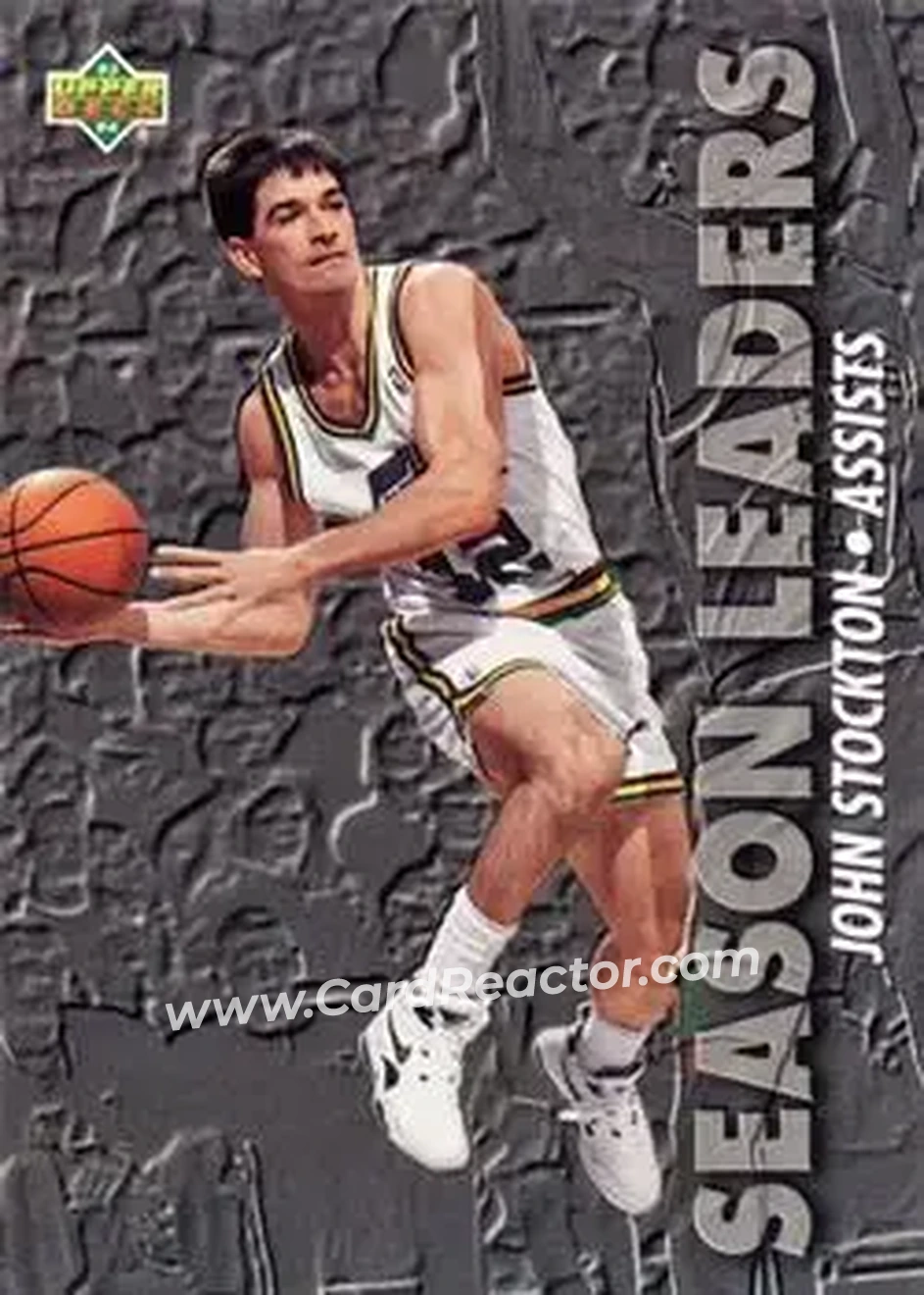 1993-94 Upper Deck #168 - John Stockton - Utah Jazz - Front