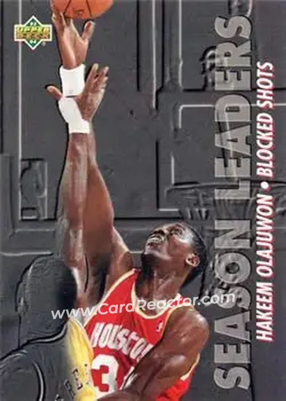 1993-94 Upper Deck #170 - Hakeem Olajuwon - Houston Rockets - Front