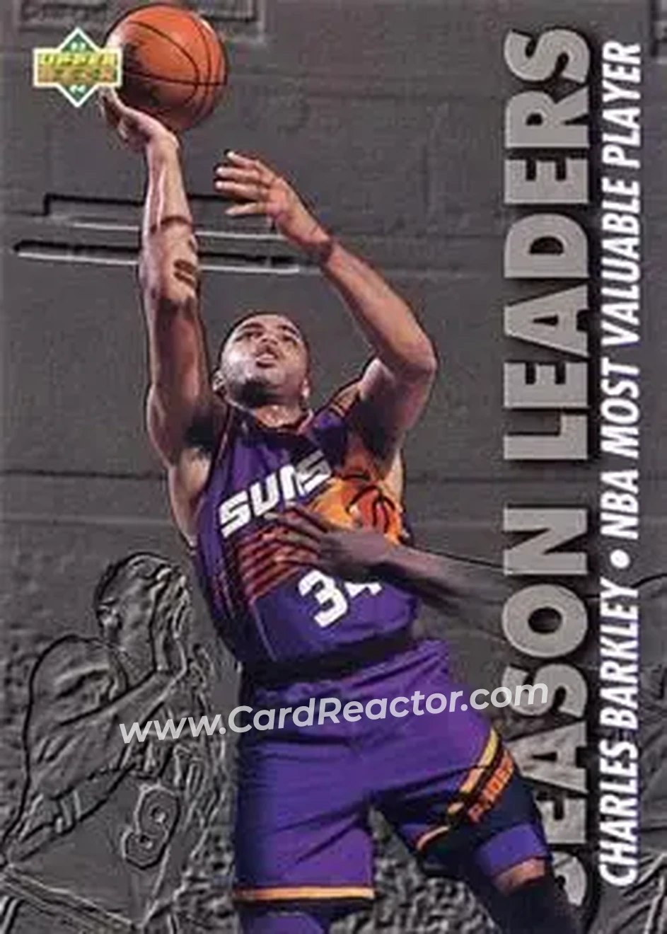 1993-94 Upper Deck #174 - Charles Barkley - Phoenix Suns - Front