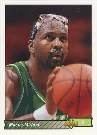 1992-93 Upper Deck #301 - Moses Malone - Milwaukee Bucks