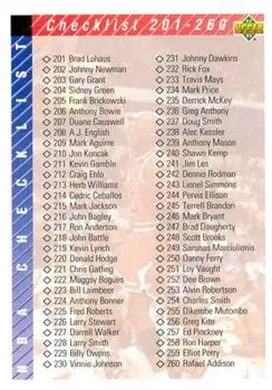 1992-93 Upper Deck #310 - Card #310