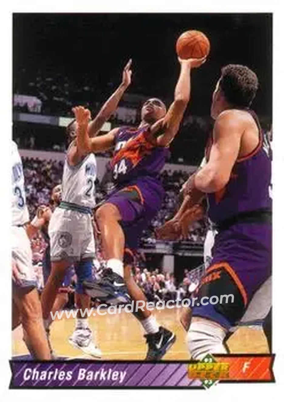 1992-93 Upper Deck #334 - Charles Barkley - Phoenix Suns - Front