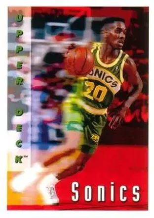 1992-93 Upper Deck #374 - Card #374 - Seattle SuperSonics