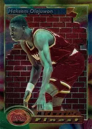 1993-94 Finest #115 - Hakeem Olajuwon - Houston Rockets