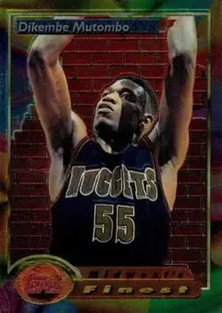 1993-94 Finest #119 - Dikembe Mutombo - Denver Nuggets 1993-94 Finest #119 - Dikembe Mutombo - Denver Nuggets