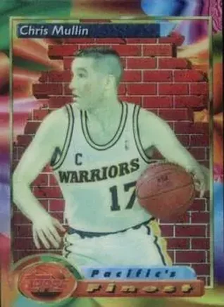 1993-94 Finest #122 - Chris Mullin - Golden State Warriors