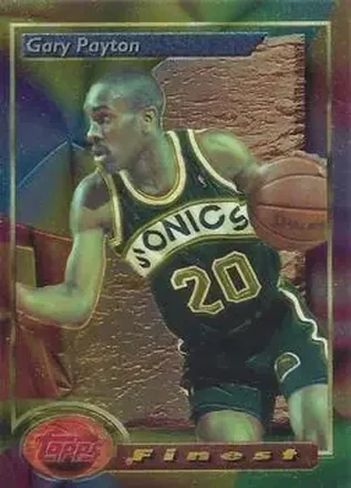 1993-94 Finest #140 - Gary Payton - Seattle SuperSonics