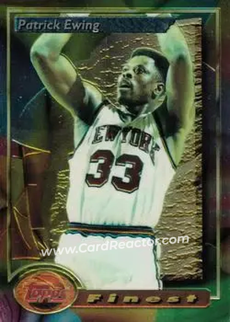 1993-94 Finest #165 - Patrick Ewing - New York Knicks - Front