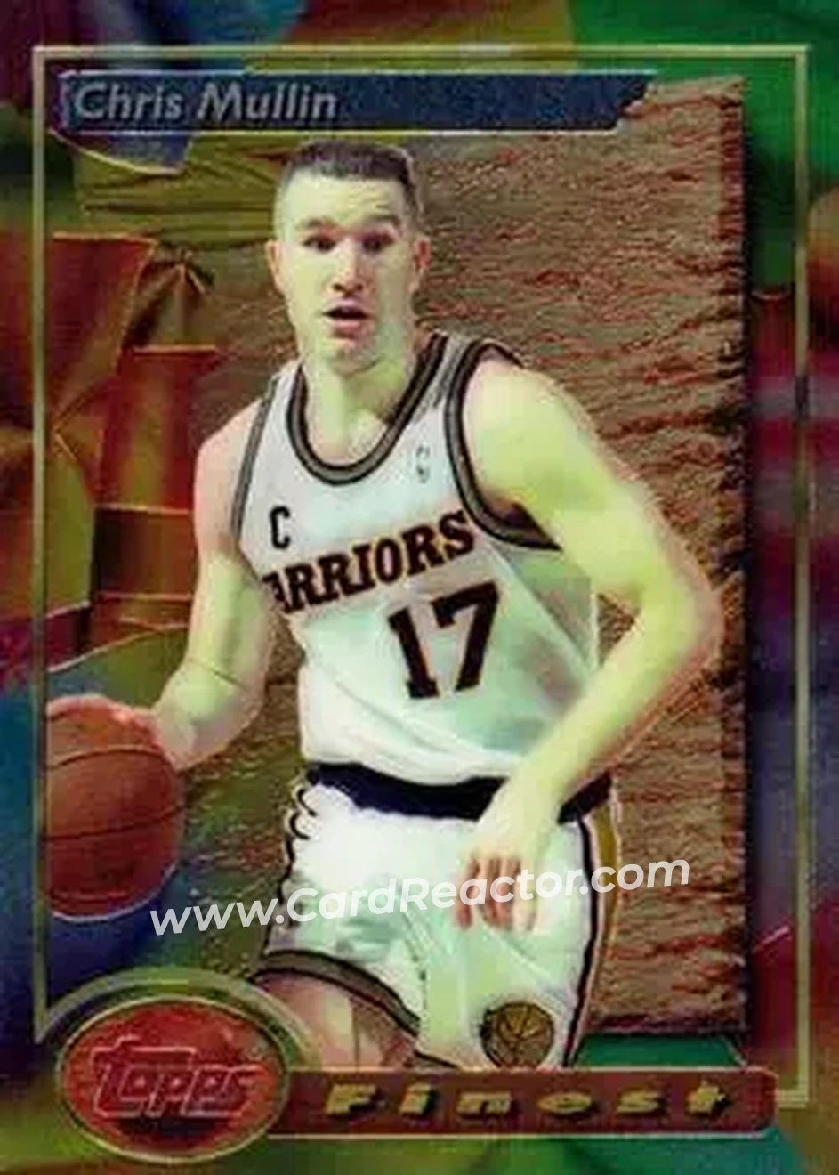1993-94 Finest #176 - Chris Mullin - Golden State Warriors - Front