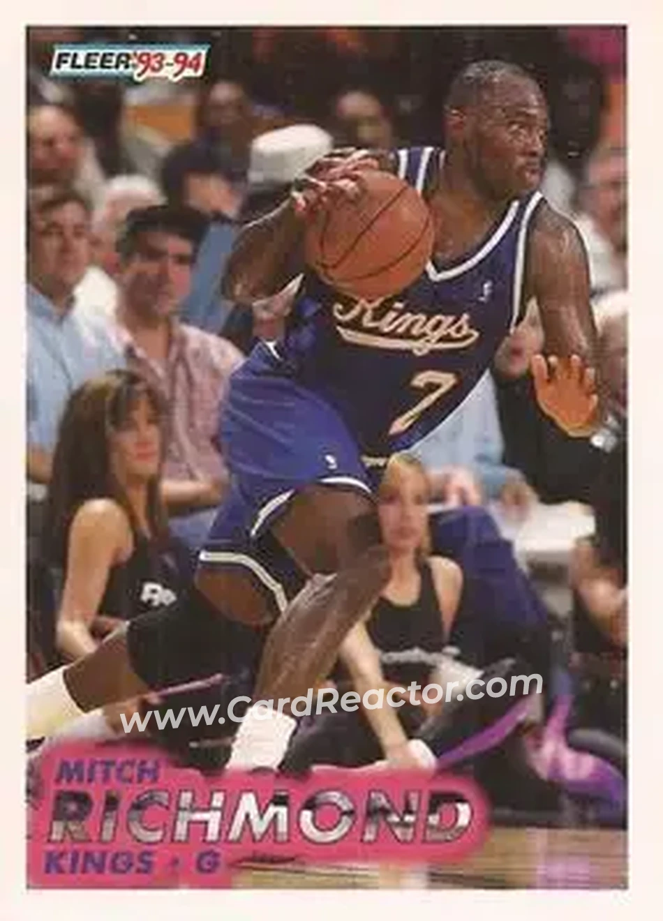 1993-94 Fleer #183 - Mitch Richmond - Sacramento Kings - Front 1993-94 Fleer #183 - Mitch Richmond - Sacramento Kings - Front